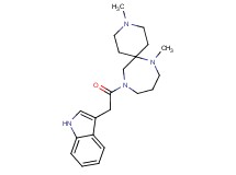 11-(1H-indol-3-ylacetyl)-3,7-dimethyl-3,7,11-triazaspiro[5.6]dodecane