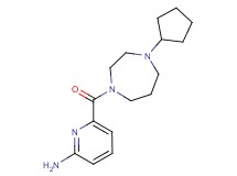 6-[(4-cyclopentyl-1,4-diazepan-1-yl)carbonyl]pyridin-2-amine