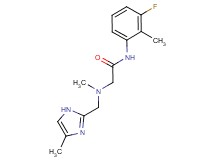 N-(3-fluoro-2-methylphenyl)-2-{methyl[(4-methyl-1H-imidazol-2-yl)methyl]amino}acetamide