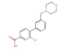 2-chloro-3'-(morpholin-4-ylmethyl)biphenyl-4-carboxylic acid