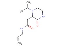 N-allyl-2-(1-isopropyl-3-oxopiperazin-2-yl)acetamide