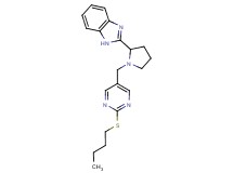 2-(1-{[2-(butylthio)pyrimidin-5-yl]methyl}pyrrolidin-2-yl)-1H-benzimidazole