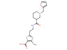 2-[2-({[1-(2-furylmethyl)-3-piperidinyl]carbonyl}amino)ethyl]-4-methyl-1,3-thiazole-5-carboxylic acid