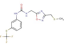 N-({3-[(methylthio)methyl]-1,2,4-oxadiazol-5-yl}methyl)-N'-{3-[(trifluoromethyl)thio]phenyl}urea