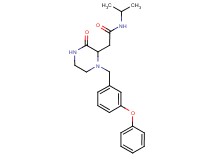 N-isopropyl-2-[3-oxo-1-(3-phenoxybenzyl)-2-piperazinyl]acetamide