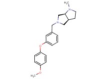 (3aS,6aS)-5-[3-(4-methoxyphenoxy)benzyl]-1-methyloctahydropyrrolo[3,4-b]pyrrole