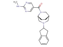 5-{[(1S*,5R*)-3-(2,3-dihydro-1H-inden-2-yl)-3,6-diazabicyclo[3.2.2]non-6-yl]carbonyl}-N-methylpyrimidin-2-amine