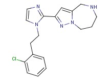 2-{1-[2-(2-chlorophenyl)ethyl]-1H-imidazol-2-yl}-5,6,7,8-tetrahydro-4H-pyrazolo[1,5-a][1,4]diazepine dihydrochloride