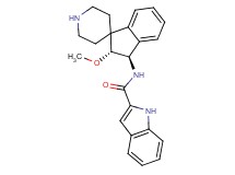 N-[rel-(2R,3R)-2-methoxy-2,3-dihydrospiro[indene-1,4'-piperidin]-3-yl]-1H-indole-2-carboxamide hydrochloride