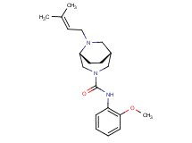 (1R*,5R*)-N-(2-methoxyphenyl)-6-(3-methyl-2-buten-1-yl)-3,6-diazabicyclo[3.2.2]nonane-3-carboxamide