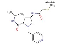 (4R)-N-isopropyl-4-{[(methylthio)acetyl]amino}-1-(pyridin-4-ylmethyl)-L-prolinamide