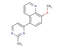 8-methoxy-5-(2-methylpyrimidin-4-yl)quinoline