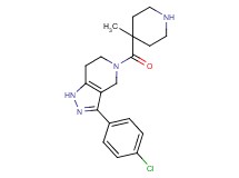3-(4-chlorophenyl)-5-[(4-methylpiperidin-4-yl)carbonyl]-4,5,6,7-tetrahydro-1H-pyrazolo[4,3-c]pyridine