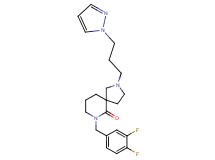 7-(3,4-difluorobenzyl)-2-[3-(1H-pyrazol-1-yl)propyl]-2,7-diazaspiro[4.5]decan-6-one