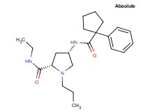 (4S)-N-ethyl-4-{[(1-phenylcyclopentyl)carbonyl]amino}-1-propyl-L-prolinamide