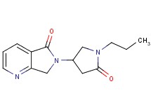 6-(5-oxo-1-propylpyrrolidin-3-yl)-6,7-dihydro-5H-pyrrolo[3,4-b]pyridin-5-one