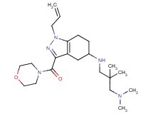 N'-[1-allyl-3-(4-morpholinylcarbonyl)-4,5,6,7-tetrahydro-1H-indazol-5-yl]-N,N,2,2-tetramethyl-1,3-propanediamine