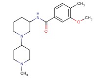 3-methoxy-4-methyl-N-(1'-methyl-1,4'-bipiperidin-3-yl)benzamide