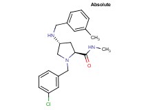 (4R)-1-(3-chlorobenzyl)-N-methyl-4-[(3-methylbenzyl)amino]-L-prolinamide
