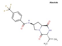 N-[(3R,7S,8aS)-3-isopropyl-1,4-dioxooctahydropyrrolo[1,2-a]pyrazin-7-yl]-4-(trifluoromethyl)benzamide