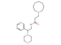 3-azocan-1-yl-N-(2-morpholin-4-yl-2-pyridin-3-ylethyl)propanamide