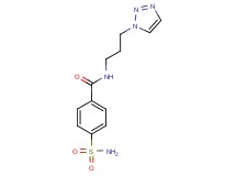 4-(aminosulfonyl)-N-[3-(1H-1,2,3-triazol-1-yl)propyl]benzamide