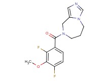8-(2,4-difluoro-3-methoxybenzoyl)-6,7,8,9-tetrahydro-5H-imidazo[1,5-a][1,4]diazepine