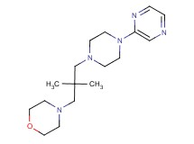4-[2,2-dimethyl-3-(4-pyrazin-2-ylpiperazin-1-yl)propyl]morpholine