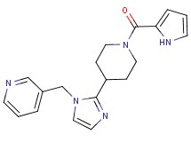 3-({2-[1-(1H-pyrrol-2-ylcarbonyl)piperidin-4-yl]-1H-imidazol-1-yl}methyl)pyridine