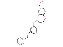 {4-[3-(pyridin-2-ylmethoxy)benzyl]-2,3,4,5-tetrahydro-1,4-benzoxazepin-7-yl}methanol