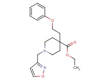 ethyl 1-(3-isoxazolylmethyl)-4-(2-phenoxyethyl)-4-piperidinecarboxylate