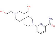 6-[9-(2-hydroxyethyl)-7-(hydroxymethyl)-3,9-diazaspiro[5.5]undec-3-yl]pyridine-2-carboxamide