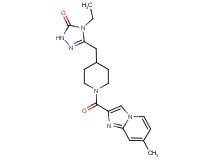 4-ethyl-5-({1-[(7-methylimidazo[1,2-a]pyridin-2-yl)carbonyl]piperidin-4-yl}methyl)-2,4-dihydro-3H-1,2,4-triazol-3-one