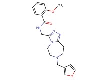 N-{[7-(3-furylmethyl)-6,7,8,9-tetrahydro-5H-[1,2,4]triazolo[4,3-d][1,4]diazepin-3-yl]methyl}-2-methoxybenzamide