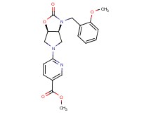 methyl 6-[(3aS*,6aR*)-3-(2-methoxybenzyl)-2-oxohexahydro-5H-pyrrolo[3,4-d][1,3]oxazol-5-yl]nicotinate