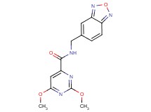 N-(2,1,3-benzoxadiazol-5-ylmethyl)-2,6-dimethoxypyrimidine-4-carboxamide