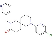 8-(5-chloro-2-pyridinyl)-2-(3-pyridinylmethyl)-2,8-diazaspiro[5.5]undecan-3-one