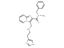 N-benzyl-3-({[2-(1H-imidazol-4-yl)ethyl]amino}methyl)-N-methylimidazo[1,2-a]pyridine-2-carboxamide