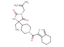 5-ethyl-3-(2-methyl-2-propen-1-yl)-5-[1-(4,5,6,7-tetrahydro-2-benzothien-1-ylcarbonyl)-4-piperidinyl]-2,4-imidazolidinedione