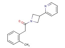 2-{1-[(2-methylphenyl)acetyl]-3-azetidinyl}pyridine