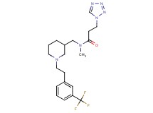 N-methyl-3-(1H-tetrazol-1-yl)-N-[(1-{2-[3-(trifluoromethyl)phenyl]ethyl}-3-piperidinyl)methyl]propanamide