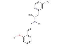 (2E)-3-(2-methoxyphenyl)-N-methyl-N-[1-methyl-2-(4-methylpyridin-2-yl)ethyl]prop-2-en-1-amine