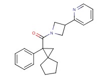 2-{1-[(1-phenylspiro[2.4]hept-1-yl)carbonyl]-3-azetidinyl}pyridine