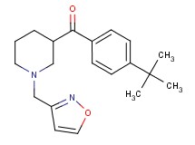 (4-tert-butylphenyl)[1-(3-isoxazolylmethyl)-3-piperidinyl]methanone