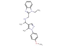 N-[(1-ethyl-1H-benzimidazol-2-yl)methyl]-1-[1-(4-methoxyphenyl)-5-methyl-1H-pyrazol-4-yl]ethanamine