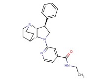 N-ethyl-2-[(2R*,3S*,6R*)-3-phenyl-1,5-diazatricyclo[5.2.2.0~2,6~]undec-5-yl]isonicotinamide