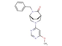 (1S*,5R*)-6-benzyl-3-(6-methoxypyrimidin-4-yl)-3,6-diazabicyclo[3.2.2]nonan-7-one
