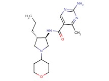 2-amino-4-methyl-N-[rel-(3R,4S)-4-propyl-1-(tetrahydro-2H-pyran-4-yl)-3-pyrrolidinyl]-5-pyrimidinecarboxamide hydrochloride