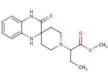 methyl 2-(3'-oxo-3',4'-dihydro-1H,1'H-spiro[piperidine-4,2'-quinoxalin]-1-yl)butanoate