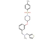 N-methyl-1-[3-({1-[(4-methylphenyl)sulfonyl]-4-piperidinyl}oxy)phenyl]-N-(3-thienylmethyl)methanamine